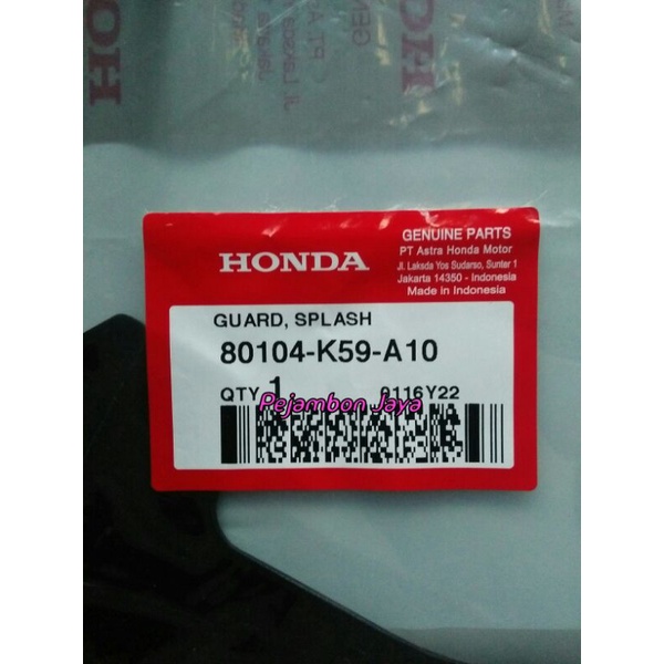 80104K59A10 GUARD SPLASH