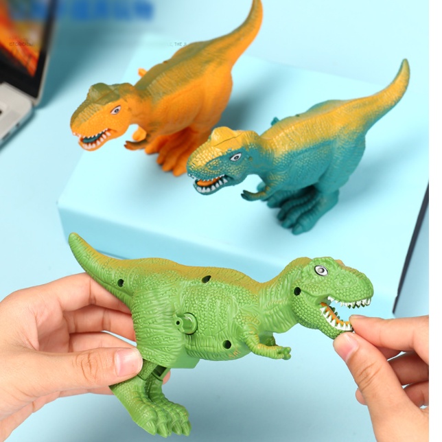 [ORGM] Mainan Anak Mainan Dinosaurus Telur Dino Transformer Warna Cerah Lucu