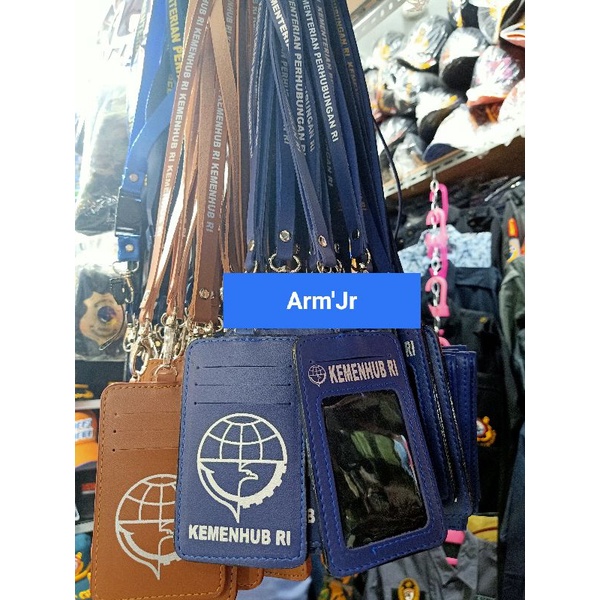 

Tempat Id/Lanyard Kulit Kemenhub