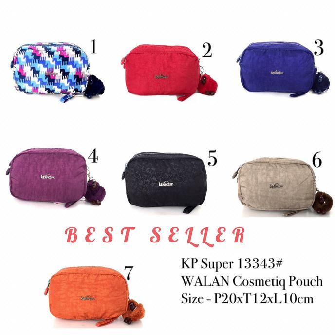POUCH COSMETIQ KIPLING SUPER 13343 WALAN IMPORT/DOMPET HP