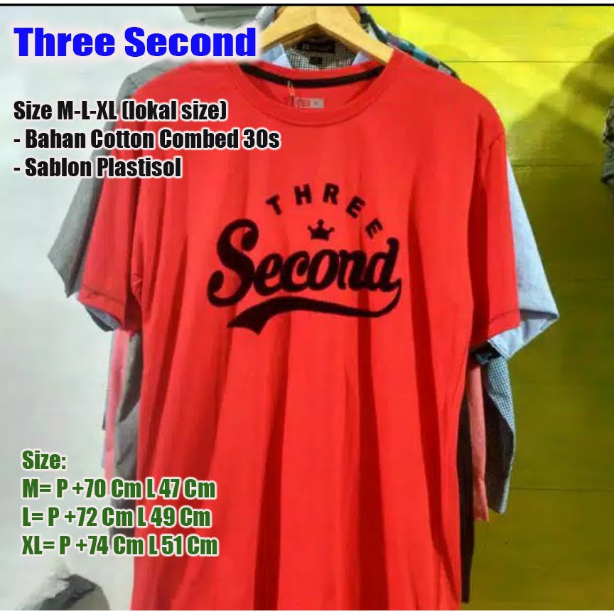 Kaos Tree Second Kaos Pria Murah Bahan Katun | T-Shirt Unisex Kaos