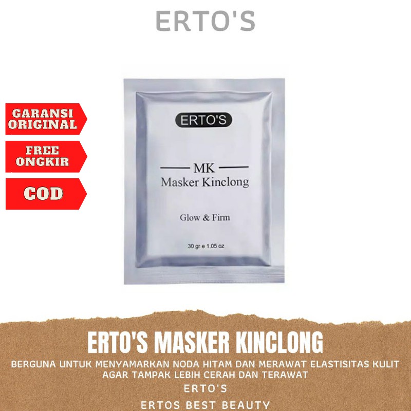 [ORI] MASKER WAJAH KINCLONG Mencerahkan &amp; Melembutkan dengan Kandungan Kombinasi Whitening Agent dan Anti Oxidant ASLI ORIGINAL