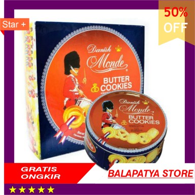 

Danish Monde Butter Cookies Kaleng 454 Gram