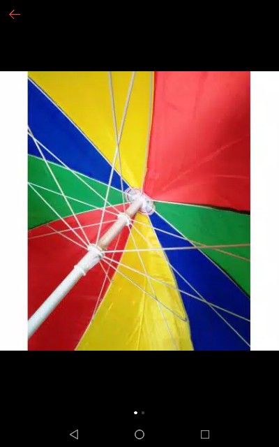 Payung Tenda / Payung Cafe / Payung Pantai Parasol 280 Cm ( 56 )