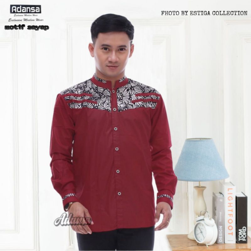 Baju Koko Polos Pria Syubbanul Muslimin Fashion Muslim Pria Hadroh Model Terbaru Masa Kini