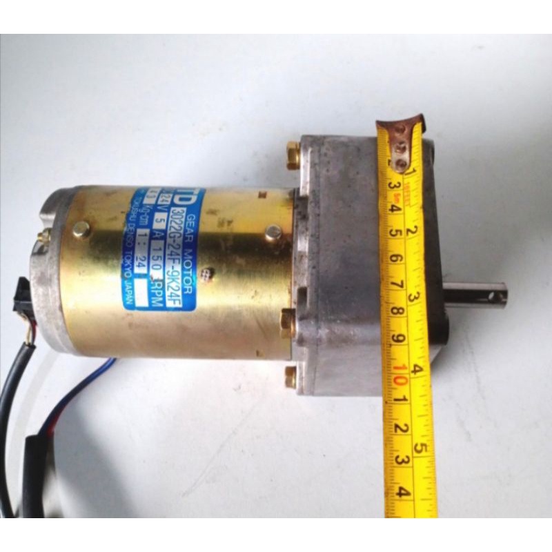 Gear Motor Tokushu Denso 24V Dc 5A Gear Metal