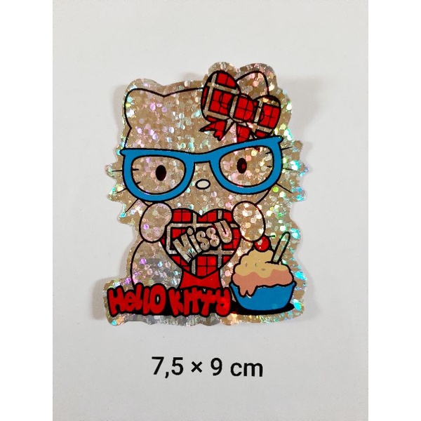 

STIKER GRAFTAC HELLO KITTY HOLOGRAM UKURAN KECIL