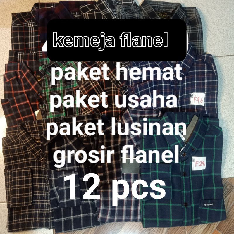 kemeja flanel lusinan grosir kemeja flanel grosir kemeja flanel murah paket usaha kemeja lusinan fla