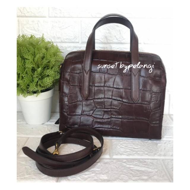 Tas fossil original - Sydney Satchel Croco