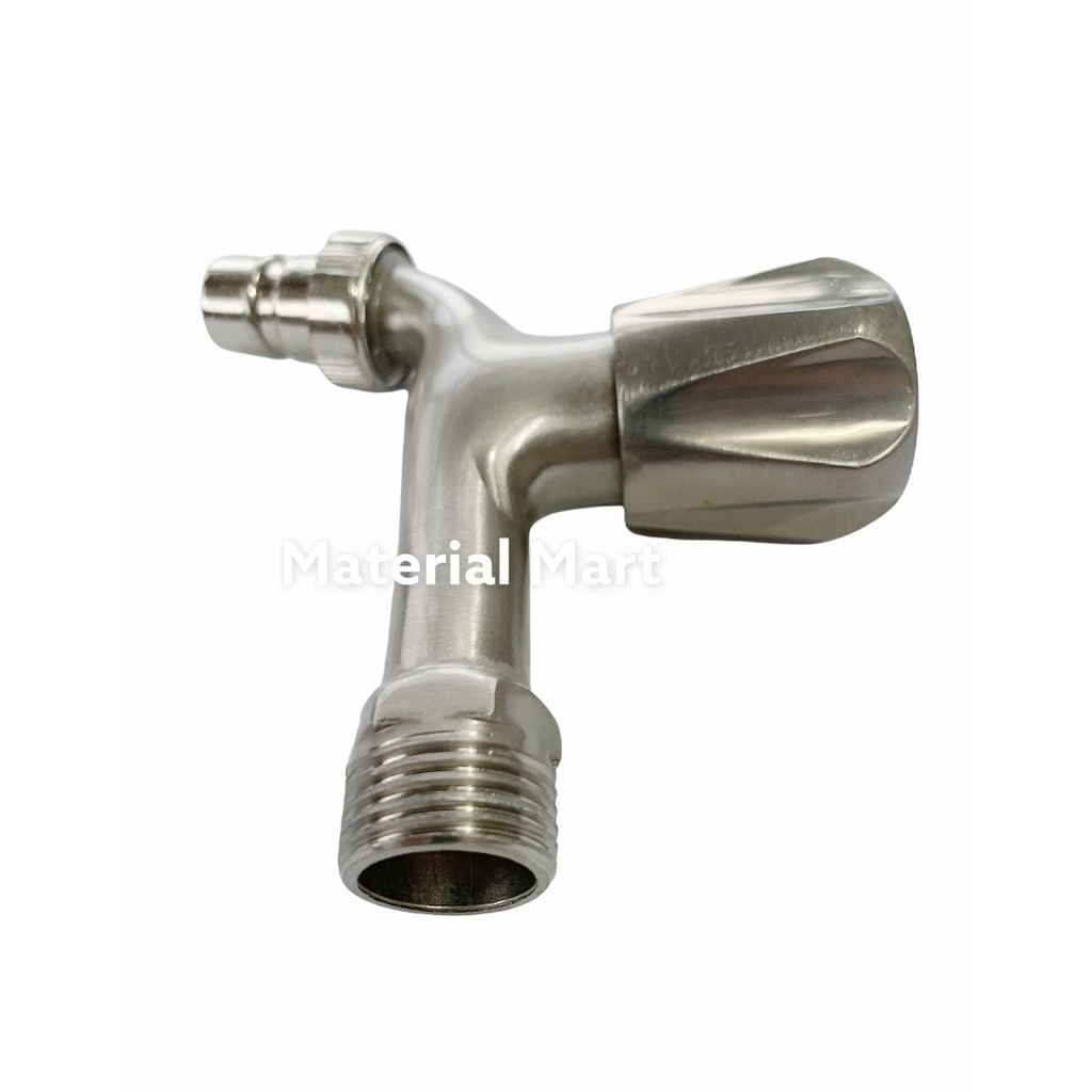 Keran Taman 1/2&quot; Stainless | Kran Taman 1/2 Inch Satin | Kran Air 1/2 | Material Mart