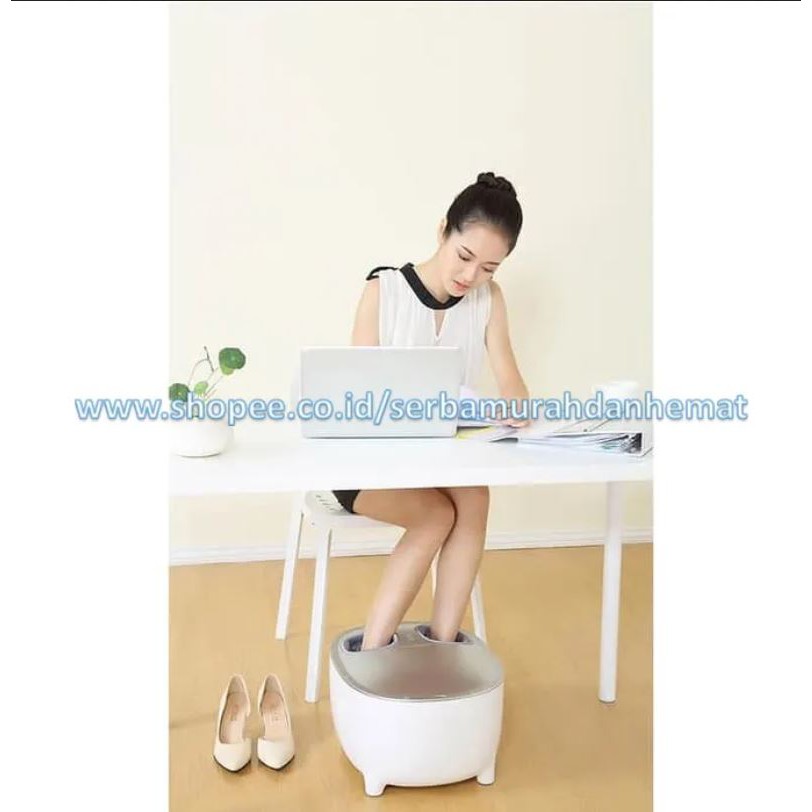 Alat Pijat Kaki 2in1 MOMODA Small Stool Foot Massager Heated Stool 2In1