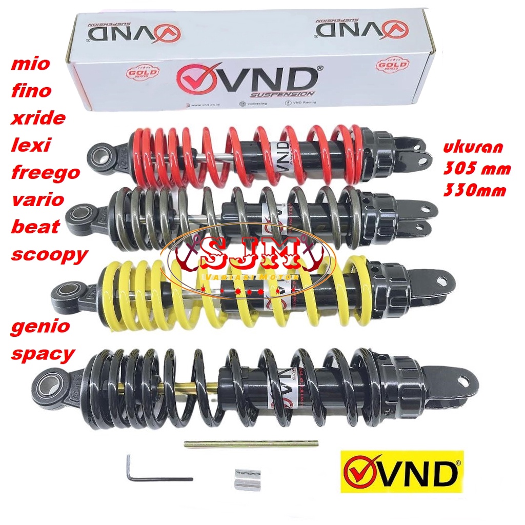 VND SHOCKBREAKER VARIO 150-LEXI-FREEGO-GENIO-BEAT-SCOOPY-MIO XRIDE-XEON-MIOZ-MIOM3-VARIO 125-VARIO 110-MIOS-GEAR 125-BEAT POP-BEAT DELUXE-BEATSTREET-MIO SOUL GT 125-XEON GT 125-XRIDE 125-XRIDE 115