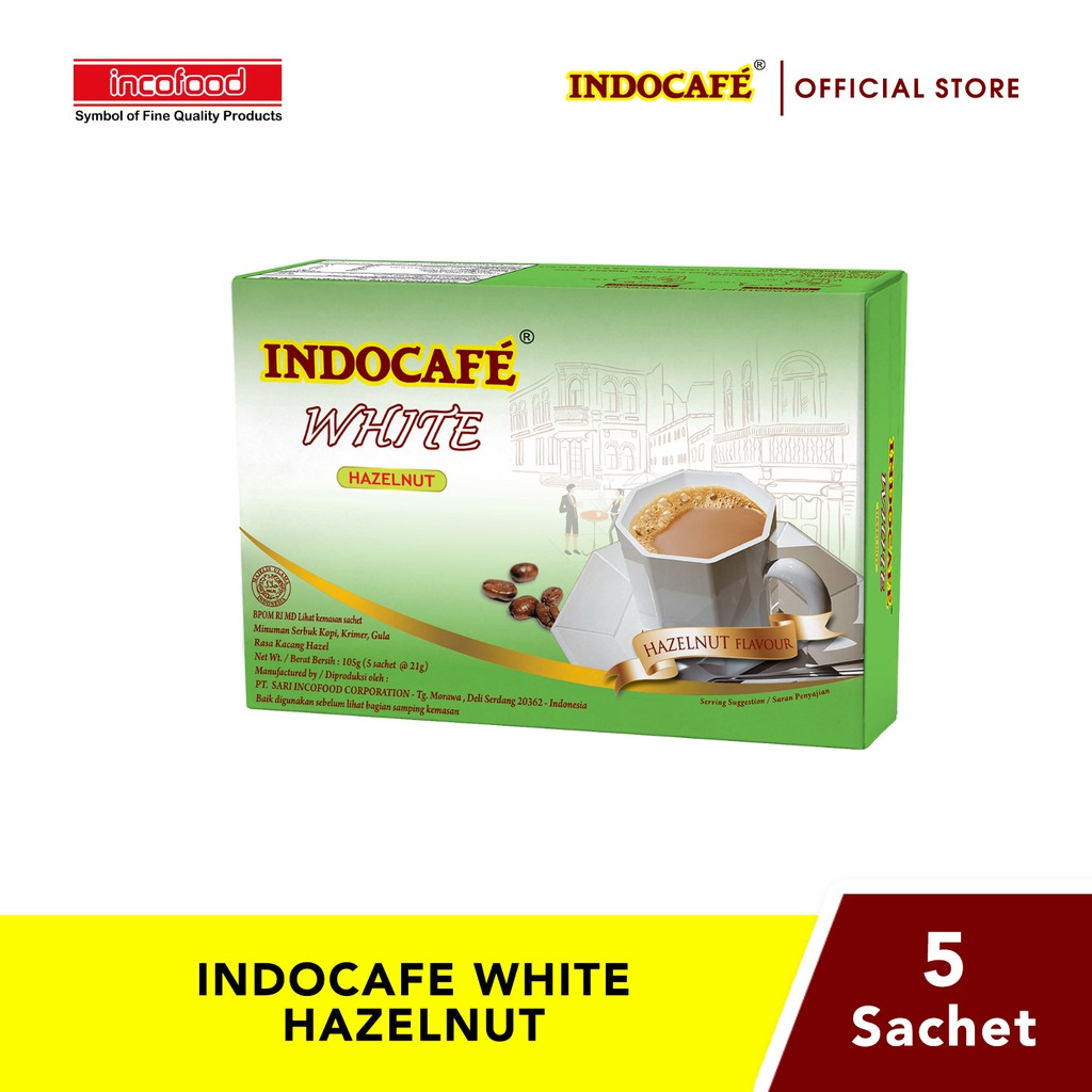 Indocafe White Hazelnut (5 sachet)