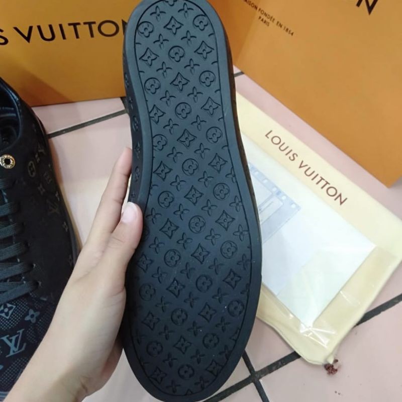 sepatu sneaker pria lv mirror monogram shoes kets