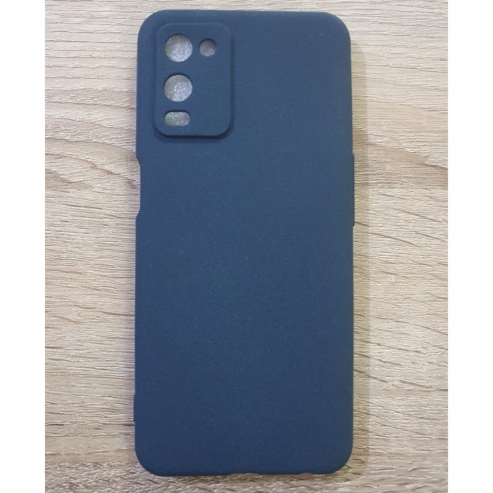 Soft Case OPPO A74 - 4G Case Matte Ultra Casing Handphone Oppo A74 - Hitam