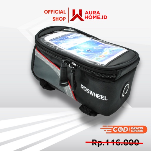 Tas Sepeda Waterproof Smartphone / Tas Sepeda Sepedah Dudukan Tempat Penyangga Holder Hp Stang Depan