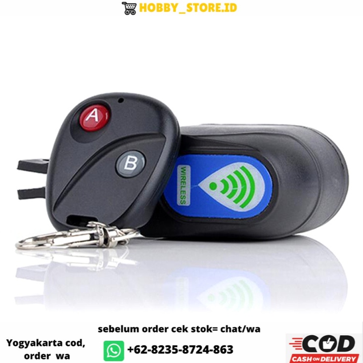 Alarm Sepeda dengan Remote Control