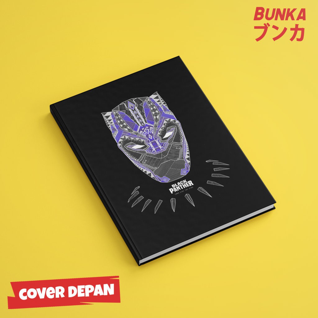 

Notebook Marvel Wakanda Hardcover A5 Buku Tulis Catatan Note Agenda Planner Jurnal