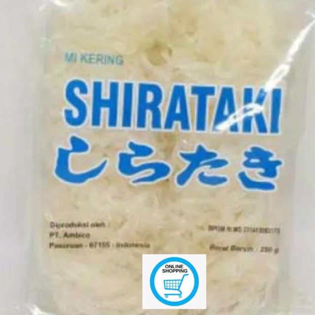 

Ready!! Mie kering Shirataki isi 10pcs