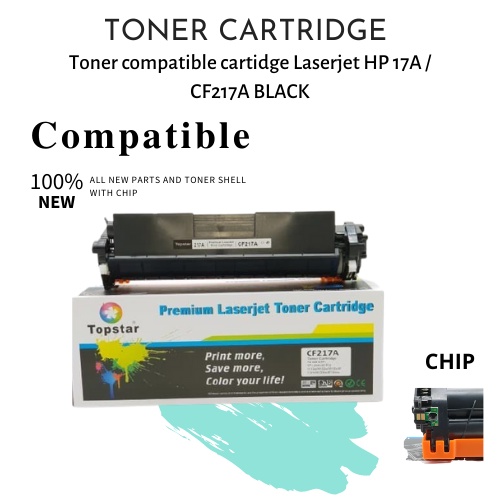 PAKET TONER CARTRIDGE HP 17A DAN DRUM CARTRIDGE HP 19a CF219A