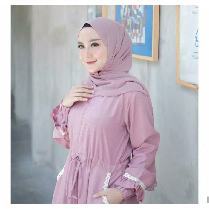 New BAJU GAMIS WANITA 2021 TERBARU KEKINIAN GAMIS LEBARAN KONDANGAN MO