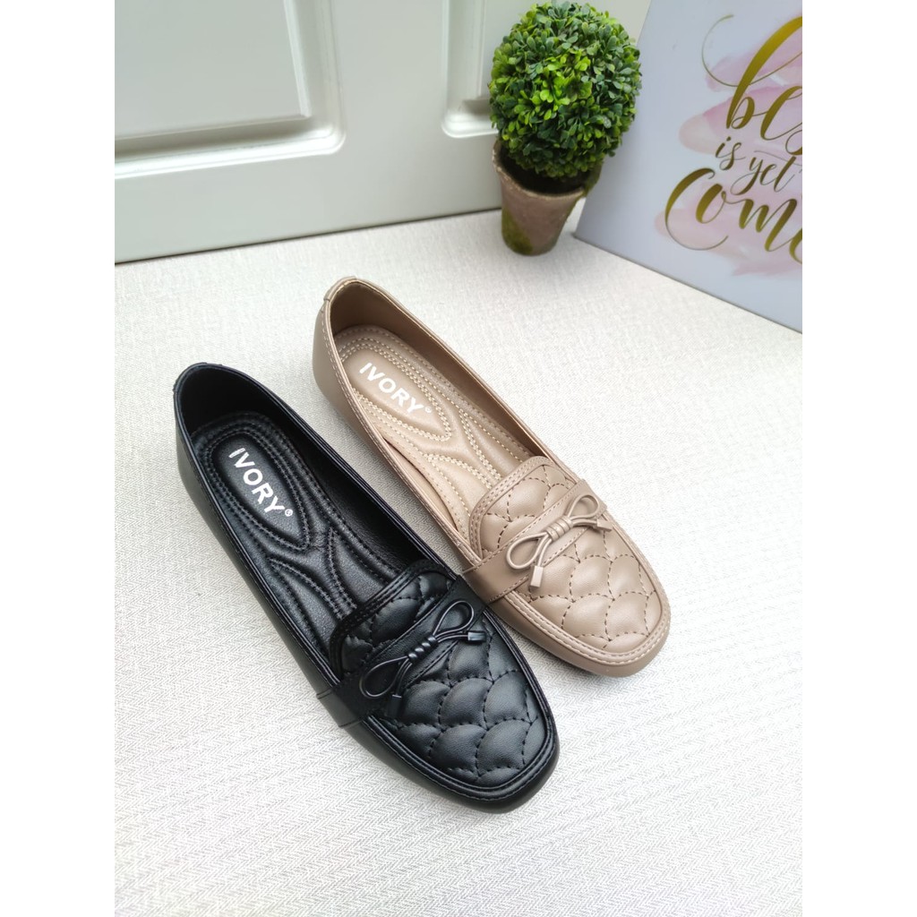 IVORY Sepatu Flat Wanita Loafers 993-362