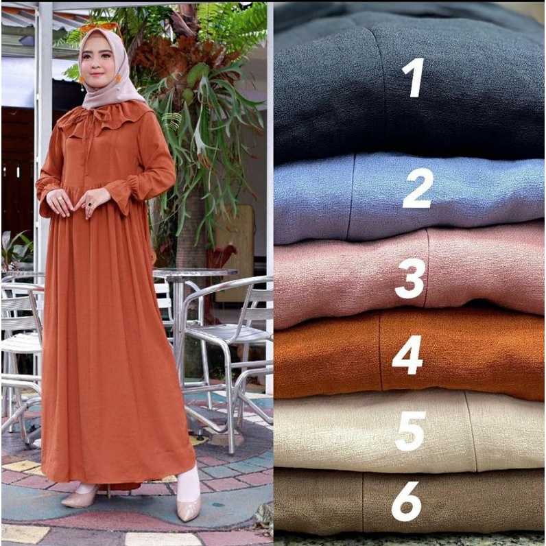Olivia MJ Mandalika Dress Premium Gamis Wanita