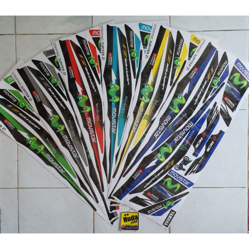 Striping variasi jupiter z1 - stiker variasi jupiter z1 - Striping motor jupiter z1 - deca motor var