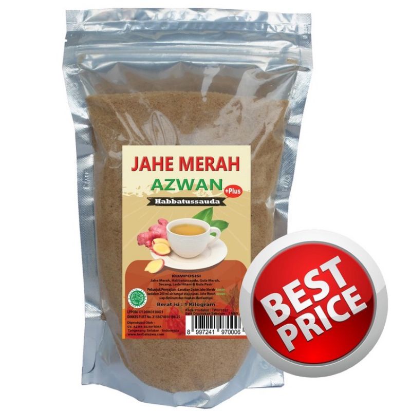 

Jahe merah azwan plus Habbatusauda 330 gram