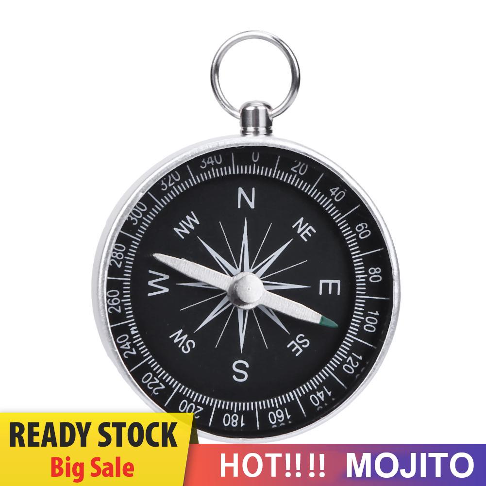 MOJITO Portable  Aluminum  Emergency Compass Outdoor Survival Compass Tool G44-2