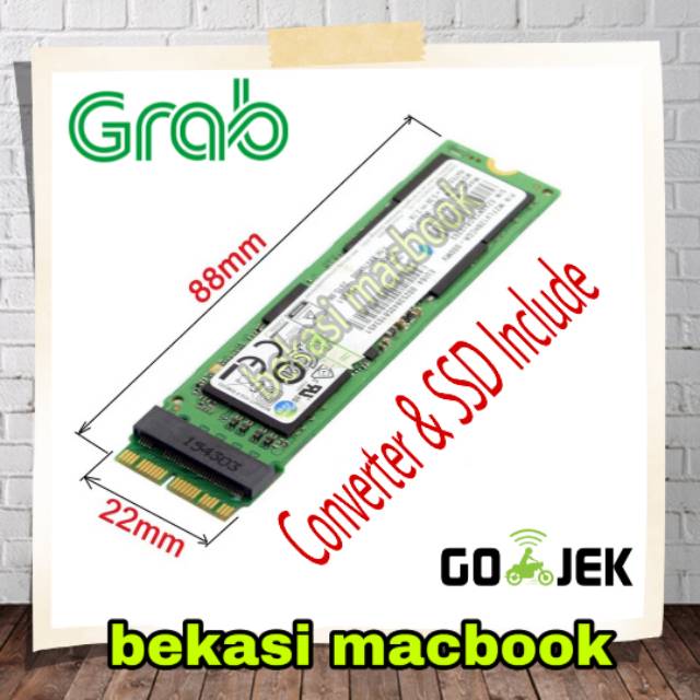 Adapter plus SSD 1Tera TB untuk Macbook Air 2013 - 2017