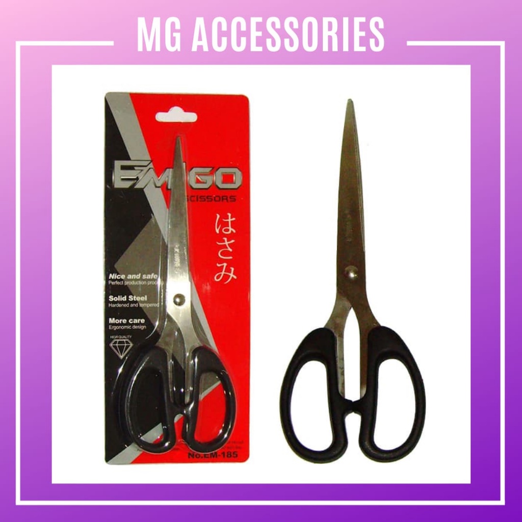 

Gunting Besar / Emigo 8inch / 20CM Solid Steel / SharpSafe & Cheap
