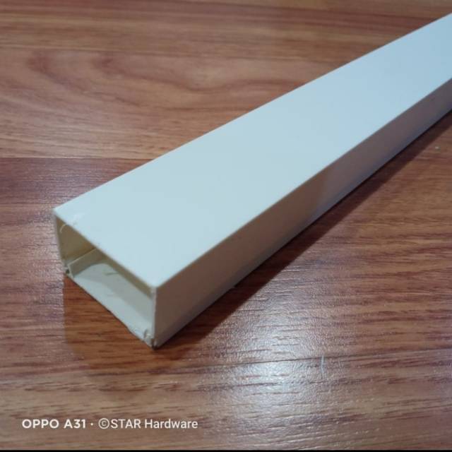 Jual NISO DUCT KABEL PUTIH KOTAK 25 X 40 MM PANJANG 170 CM / CABLE