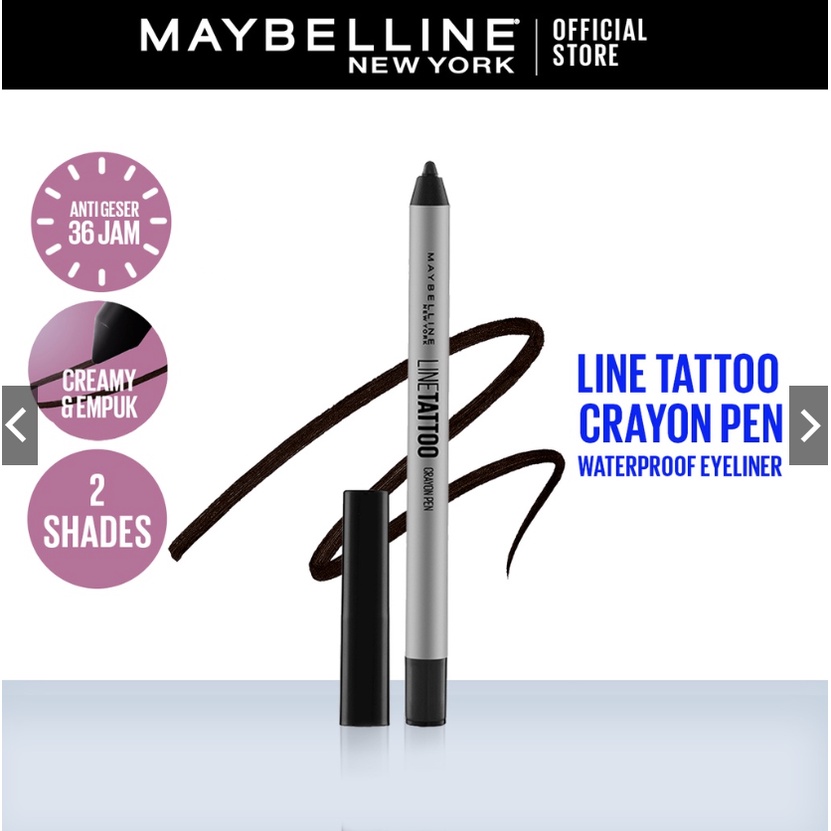 Maybelline Line Tattoo CRAYON PEN Liner