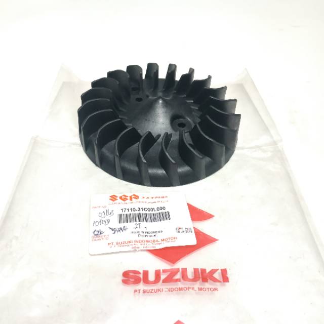 KIPAS MESIN MAGNET SATRIA 2TAK HIU FAN COOLING 17110-31C00-000 ORIGINAL SUZUKI