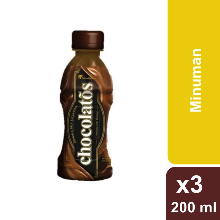 

Chocolatos Drink Botol 200 ml x3