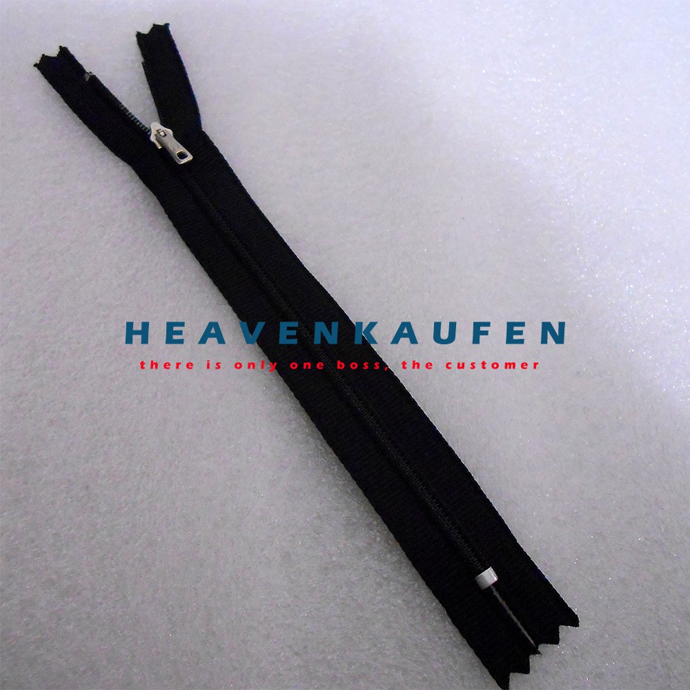 Resleting Zipper Sleting Ritsleting Nusantara 17,5 cm atau 7 inch Hitam Murah