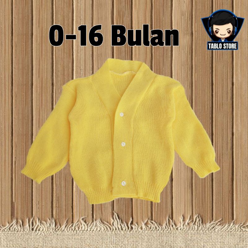 0-16 Bulan Cardigan Baby Cardi Anak RAJUT New Kardi Bayi