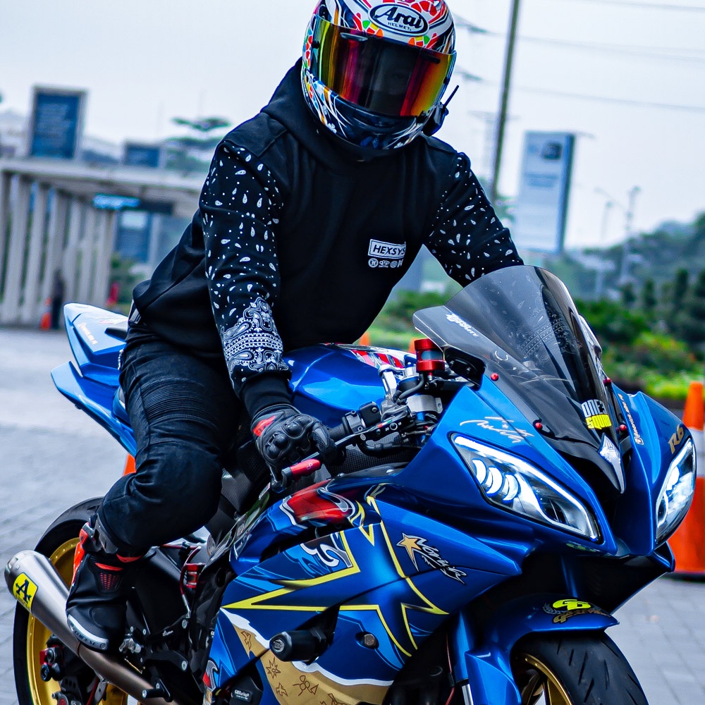 Bossque X Hexsys - Faith Hoodie Jumper Sweater Pria Racing Jaket Hoodie Sweter Jaket Keren Sunmori