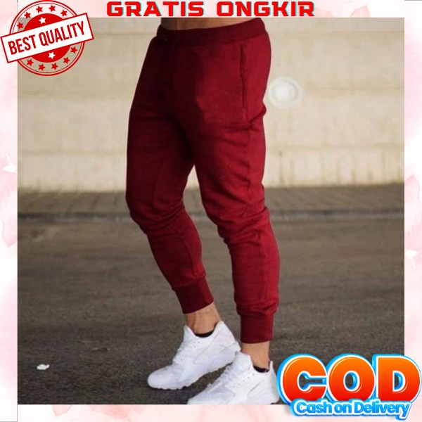 Track Pants Jogger Sport Running Olahraga Premium Slimfit Panjang Joger Olah Raga Lari Celana Joger 