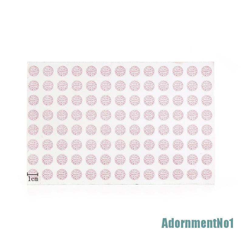 (AdornmentNo1) 208pcs / Set Stiker Label Segel Anti Rusak Untuk Keamanan