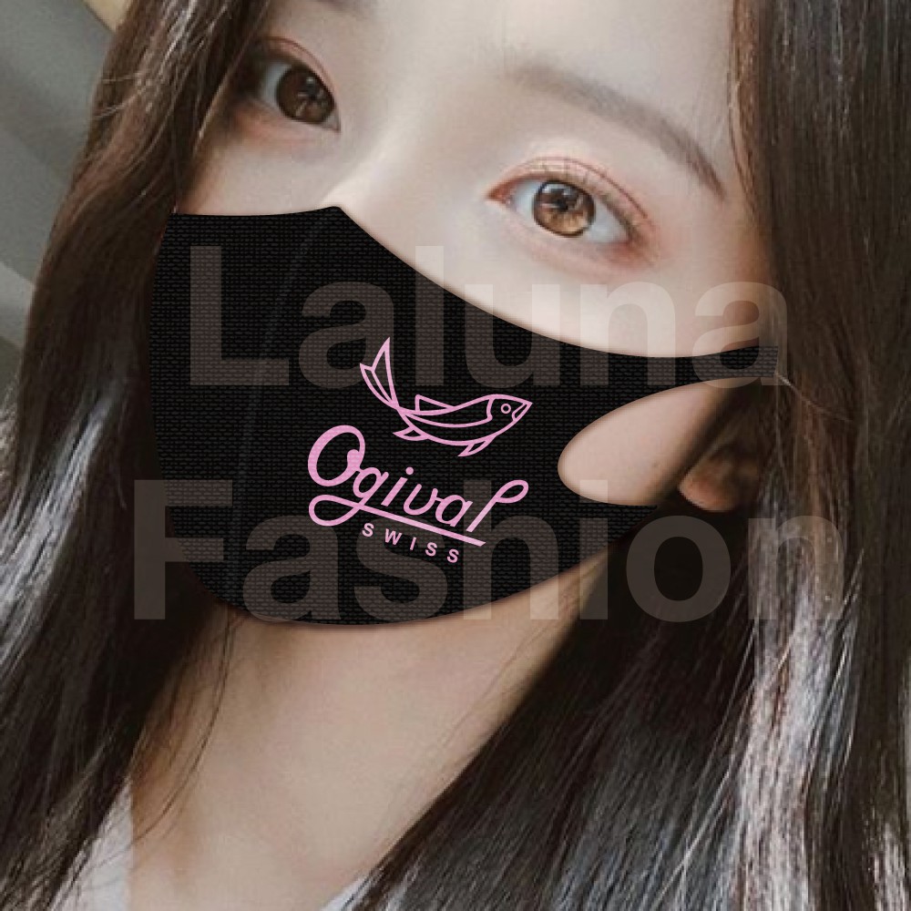 Masker Scuba Logo Sablon