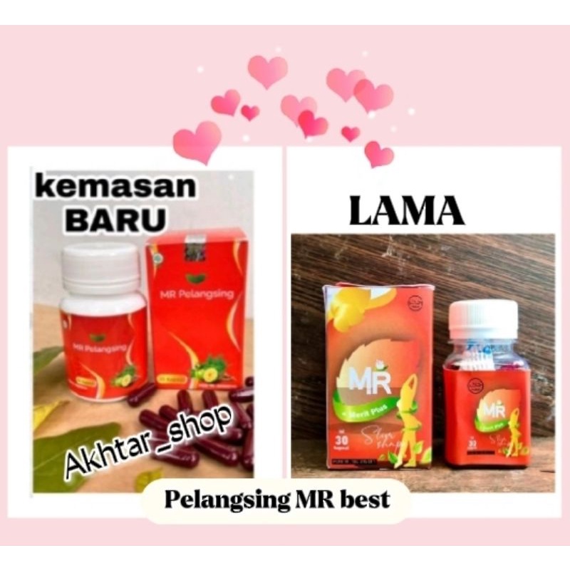 Pelangsing Mr BPOM + Teh ( Paket Komplit ) ORI