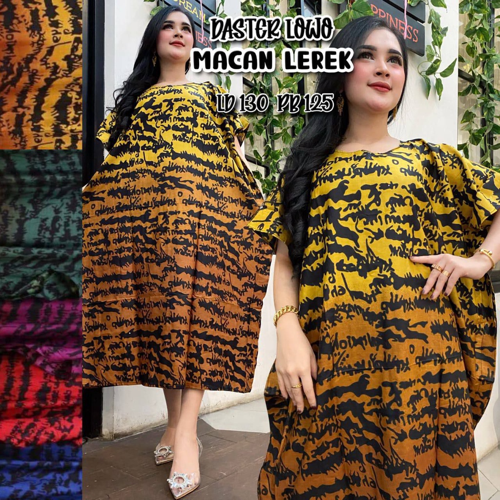 Daster Jumbo Wanita Kelawar Lowo Bahan Rayon
