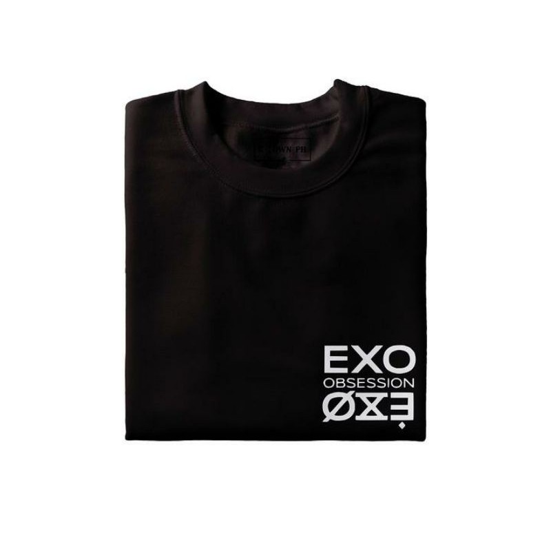 Baju Kaos Kpop EXO Obsession Logo kecil