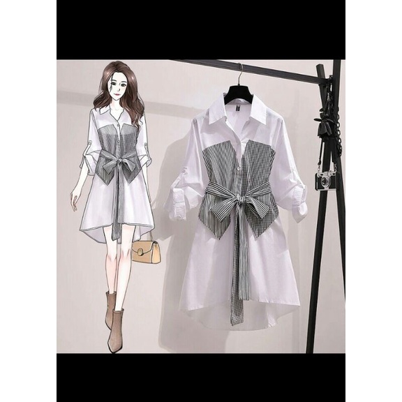 Via TUNIK ATASAN BAJU Muslim Wanita Korean Style Fashion Terlaris