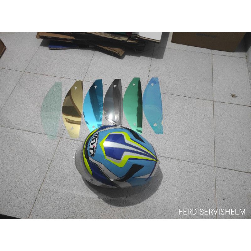 Tear Off Iridium Kyt Tt Course Rainbow Tearoff KYT TT COURSE Premium | THM