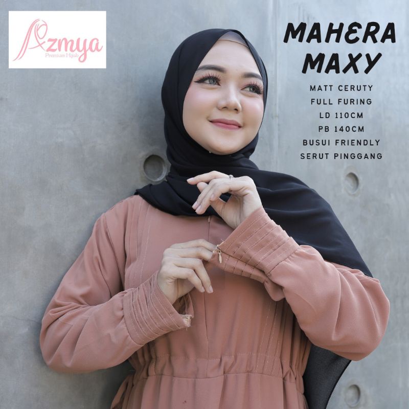 Mahera Maxy bahan Ceruty Full Furing LD 100cm busui