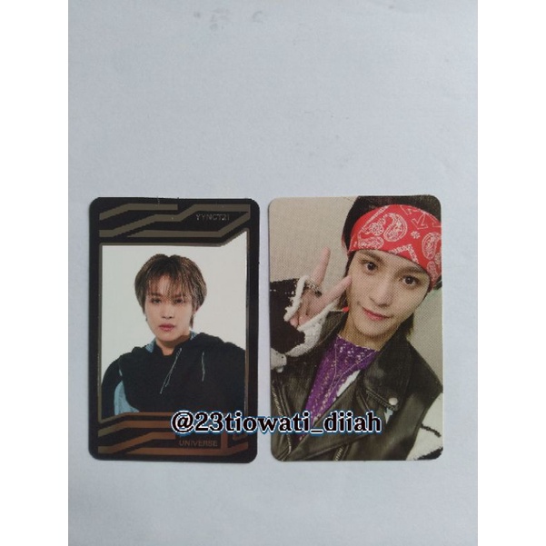 Photocard Yangyang Hiticker dan UC Yangyang