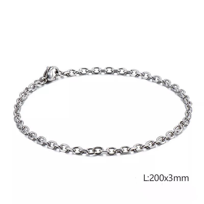 GELANG TANGAN TITANIUM NURI WARNA SILVER DAN EMAS